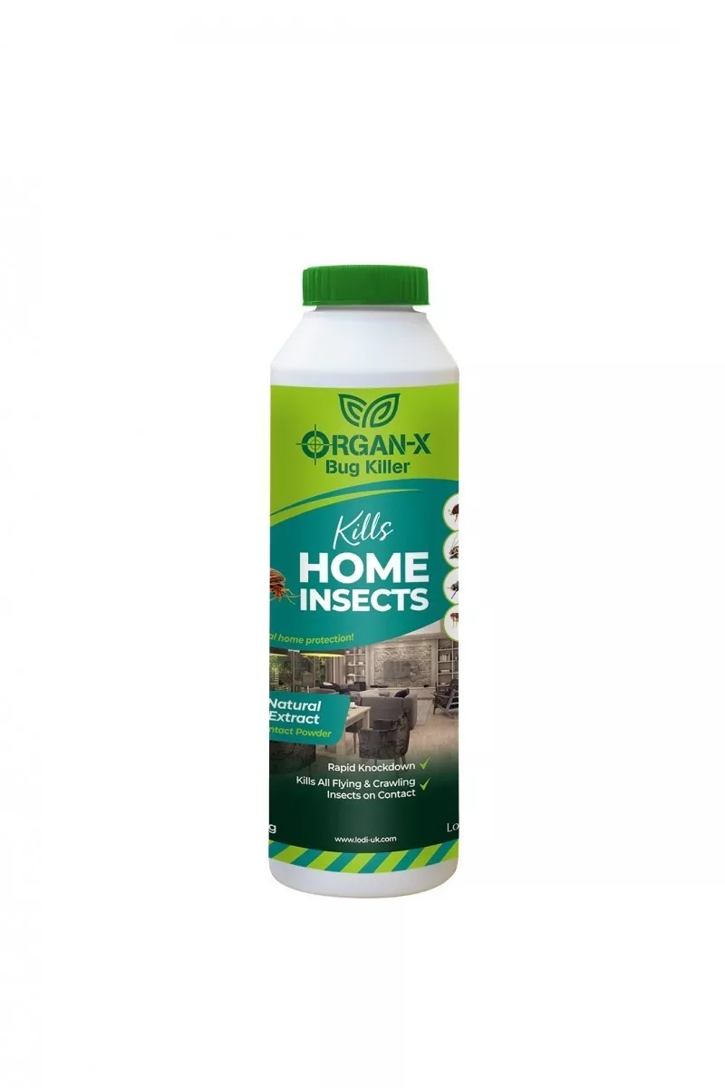 Organ-X Home Insects Killer Powder 300g - Kills Fleas, Bedbugs, Carpet Beetle